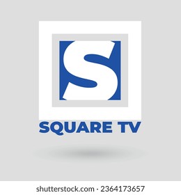 Professional TV Channel Logo Design Concept vector illustration