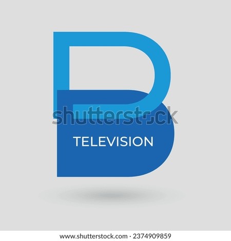 Professional TV Channel Logo Design Concept vector illustration	
