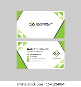 Modern Business Card Visiting Card Template Stock Vector (Royalty Free ...