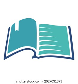 Professional and unique design logo  of the open book in a very attractive style.