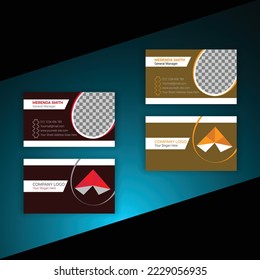 professional unique modern luxury custom business cards or visiting card design