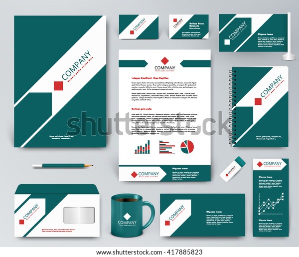 Download Professional Universal Branding Design Kit White Stock Vector Royalty Free 417885823 PSD Mockup Templates