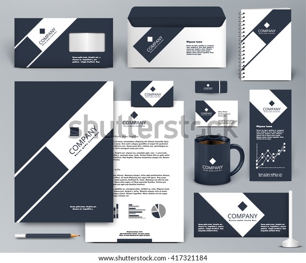 Download Professional Universal Luxury Branding Design Kit Stock Vector Royalty Free 417321184