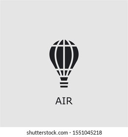 Professional vector air icon. Air symbol that can be used for any platform and purpose. High quality air illustration.