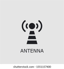 Professional vector antenna icon. Antenna symbol that can be used for any platform and purpose. High quality antenna illustration.