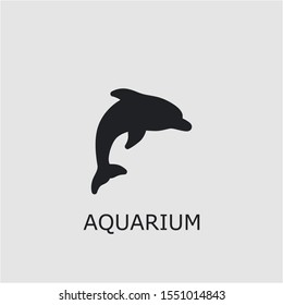 Professional vector aquarium icon. Aquarium symbol that can be used for any platform and purpose. High quality aquarium illustration.