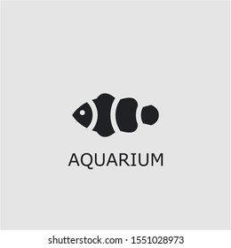 Professional vector aquarium icon. Aquarium symbol that can be used for any platform and purpose. High quality aquarium illustration.