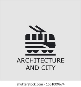 Professional vector architecture and city icon. Architecture and city symbol that can be used for any platform and purpose. High quality architecture and city illustration.
