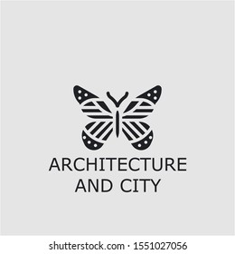 Professional vector architecture and city icon. Architecture and city symbol that can be used for any platform and purpose. High quality architecture and city illustration.