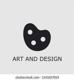 Professional vector art and design icon. Art and design symbol that can be used for any platform and purpose. High quality art and design illustration.