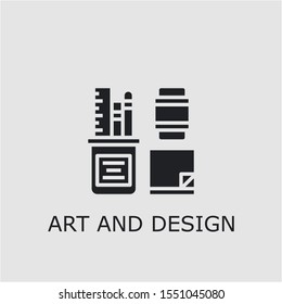 Professional vector art and design icon. Art and design symbol that can be used for any platform and purpose. High quality art and design illustration.