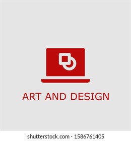 Professional vector art and design icon. Art and design symbol that can be used for any platform and purpose. High quality art and design illustration.