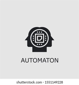 Professional vector automaton icon. Automaton symbol that can be used for any platform and purpose. High quality automaton illustration.
