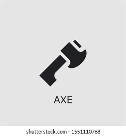 Professional vector axe icon. Axe symbol that can be used for any platform and purpose. High quality axe illustration.