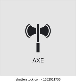 Professional vector axe icon. Axe symbol that can be used for any platform and purpose. High quality axe illustration.