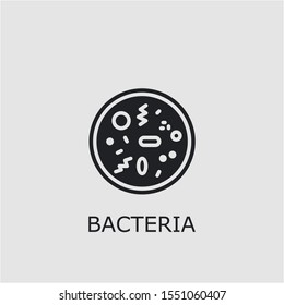 Professional vector bacteria icon. Bacteria symbol that can be used for any platform and purpose. High quality bacteria illustration.