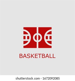 Professional vector basketball icon. Basketball symbol that can be used for any platform and purpose. High quality basketball illustration.