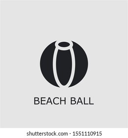 Professional vector beach ball icon. Beach ball symbol that can be used for any platform and purpose. High quality beach ball illustration.