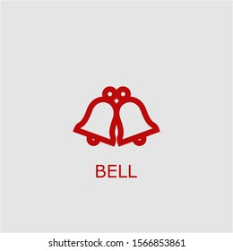 Professional vector bell icon. Bell symbol that can be used for any platform and purpose. High quality bell illustration.
