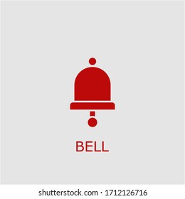 Icono de campana vectorial profesional. Símbolo de campana que puede ser utilizado para cualquier plataforma y propósito. Ilustración de campana de alta calidad.