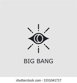 Professional Vector Big Bang Icon. Big Bang Symbol That Can Be Used For Any Platform And Purpose. High Quality Big Bang Illustration.