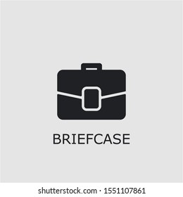 Professional vector briefcase icon. Briefcase symbol that can be used for any platform and purpose. High quality briefcase illustration.