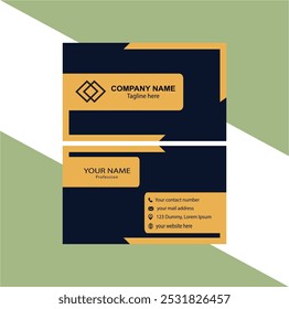 Professional Vector Business Card Design