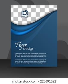 Professional vector business flyer template or corporate banner, brochure, cover design/can be used for print, publishing or presentation
