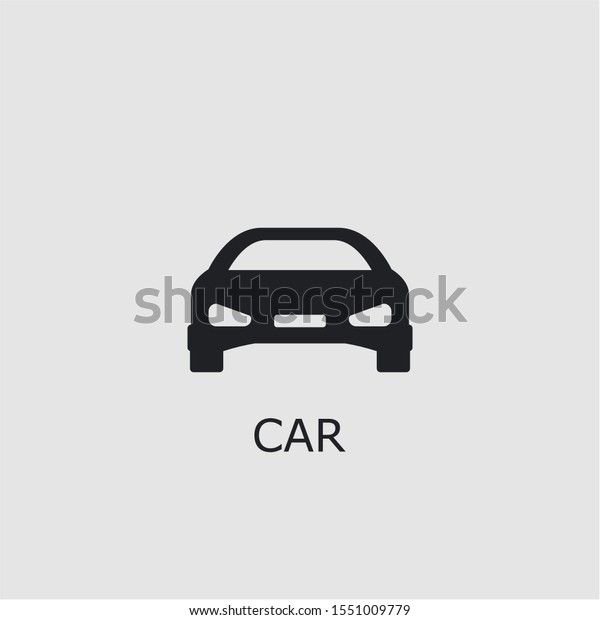 Professional\
vector car icon. Car symbol that can be used for any platform and\
purpose. High quality car\
illustration.