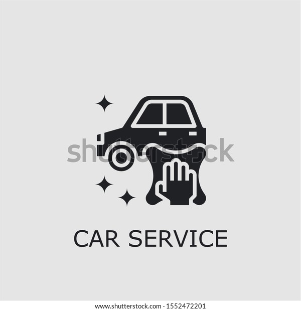 Professional vector car service icon. Car\
service symbol that can be used for any platform and purpose. High\
quality car service\
illustration.