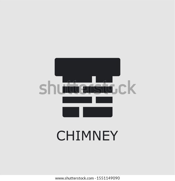 Professional Vector Chimney Icon Chimney Symbol Stock Vector (Royalty ...