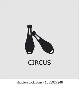 Professional vector circus icon. Circus symbol that can be used for any platform and purpose. High quality circus illustration.