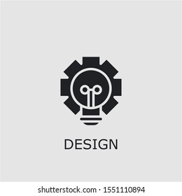 Professional vector design icon. Design symbol that can be used for any platform and purpose. High quality design illustration.