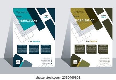 Professional vector design modern Travel  flyer with company logo.
