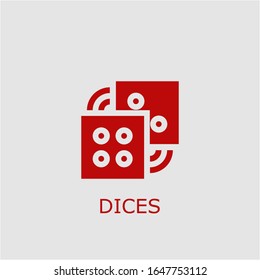 Icono de Diferencias vectoriales profesionales. Símbolo de dices que se puede utilizar para cualquier plataforma y propósito. Ilustración de índices de alta calidad.