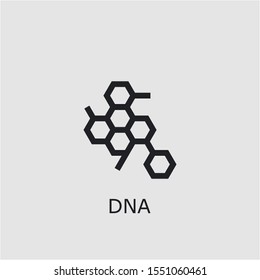 Professional vector dna icon. Dna symbol that can be used for any platform and purpose. High quality dna illustration.