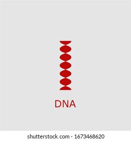 Professional vector dna icon. Dna symbol that can be used for any platform and purpose. High quality dna illustration.