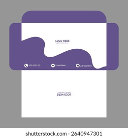 Professional  vector Envelope design template

