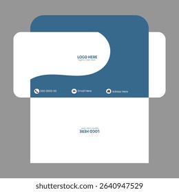 Professional  vector Envelope design template
