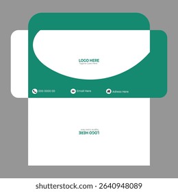 Professional vector envelope design template
