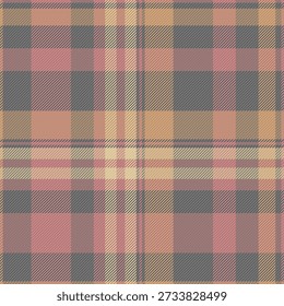 Tela de Vector al Profesional a cuadros, patrón de tartán textil de embalaje. Fondo de verificación de textura de la ropa sin fisuras en la paleta de colores grises y grises.