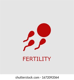 Professional vector fertility icon. Fertility symbol that can be used for any platform and purpose. High quality fertility illustration.