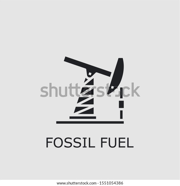 Professional vector fossil fuel icon.\
Fossil fuel symbol that can be used for any platform and purpose.\
High quality fossil fuel\
illustration.