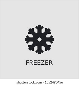 Professional Vector Freezer Icon. Freezer Symbol That Can Be Used For Any Platform And Purpose. High Quality Freezer Illustration.