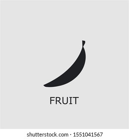 Professional vector fruit icon. Fruit symbol that can be used for any platform and purpose. High quality fruit illustration.