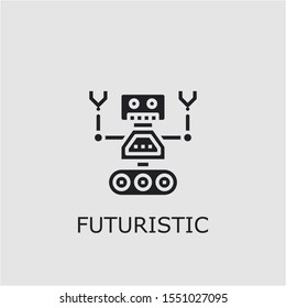Professional vector futuristic icon. Futuristic symbol that can be used for any platform and purpose. High quality futuristic illustration.