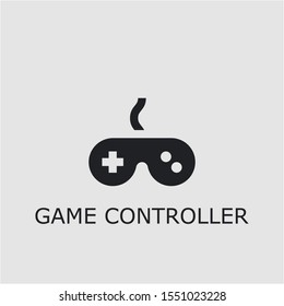 Professional vector game controller icon. Game controller symbol that can be used for any platform and purpose. High quality game controller illustration.
