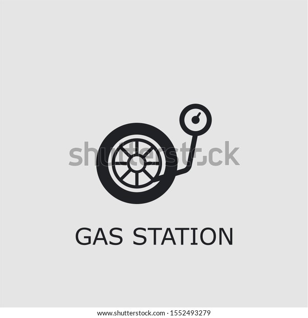 Professional vector gas station icon. Gas\
station symbol that can be used for any platform and purpose. High\
quality gas station\
illustration.