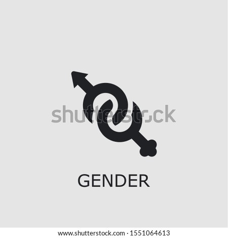 Professional vector gender icon. Gender symbol that can be used for any platform and purpose. High quality gender illustration.