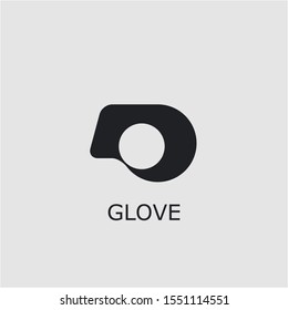 Professional vector glove icon. Glove symbol that can be used for any platform and purpose. High quality glove illustration.